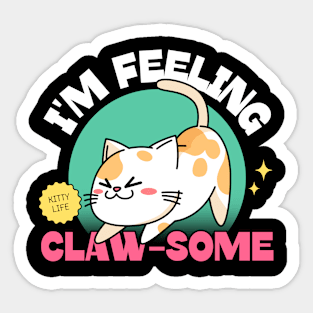 I'm Feeling Claw-Some Sticker